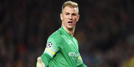 Paul Scholes was not pleased with Joe Hart’s carry on in Barcelona this week