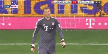 VIDEO: Definitive proof that Manuel Neuer is human with clanger in Bundesliga