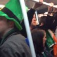 VIDEO: Super footage of the Irish fans singing at the top of their voices on Edinburgh train