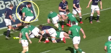 Video: Anyone else spot Mike Ross using his head to set up Paul O’Connell’s Scottish try?