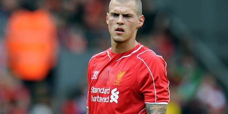 A Martin Skrtel lookalike appears to be working at Anfield