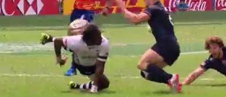 Video: Fijian rugby star with the most insane offload you will see this side of Hong Kong