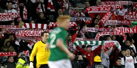 Home match for Poland tonight? This RTÉ promo certainly thinks so