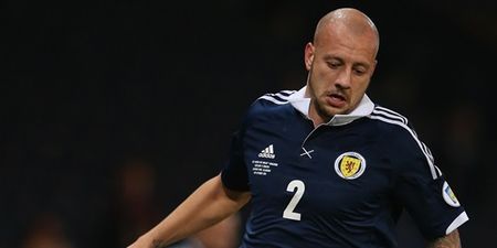 VIDEO: If you’re a fan of a faceplant then you will absolutely adore what Alan Hutton did v Gibraltar