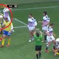 Video: Rugby player throws a ball into his own face after conceding a turnover
