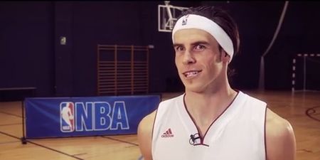 Video: Gareth Bale is surprisingly good at NBA’s half-court challenge