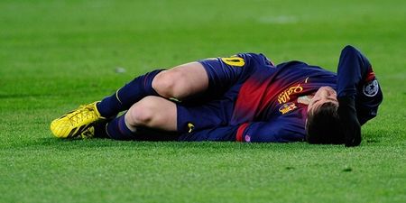 PIC: Lionel Messi’s right foot is in an awful way after latest injury