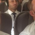 Video: Whatever you do, do not fall asleep on a plane near Quade Cooper