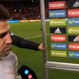 VIDEO: Cesc Fabregas to reporter after Netherlands game: “What a nerve you have”