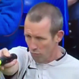 Vine: This linesman may have a secret career as a trained killer