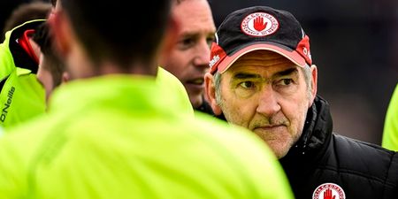 Tyrone may have to face Kerry on Sunday without Mickey Harte on the sideline