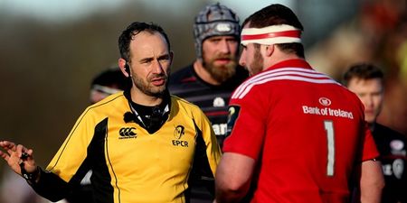 Munster prop comes to the rescue when referee gets injured in J2 match