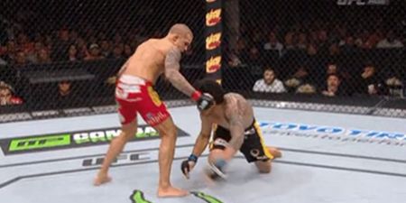 GIF: Dustin Poirier looks to have learned a big lesson from his defeat to Conor McGregor
