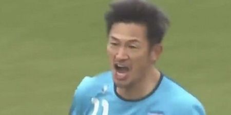 VIDEO: 48-year-old who played in J-League at same time as Gary Lineker scored a gorgeous header today