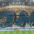 VINE: Marseille fans create an incredible tifo before their clash with PSG tonight