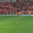 Video: Wesley Sneijder leading Galatasaray fans in deafening chant is sure to give you goosebumps