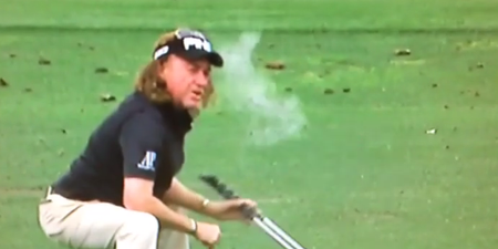 Vine: Further proof that Miguel Angel Jimenez is cooler than cool