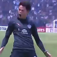 Thai player thinks he’s Cristiano Ronaldo after scoring directly from a corner kick