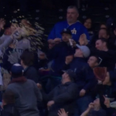 Video: Baseball fan uses his box of popcorn as a glove to catch foul ball