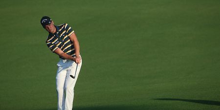 GIF: Danny Willett drains monster 60 foot putt for eagle at the Masters