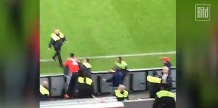 Video: Leverkusen’s Emir Spahic caught on camera headbutting a steward after defeat to Bayern