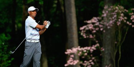 VINE: Tiger Woods calls himself ‘a dumbass’ after shanking tee-shot