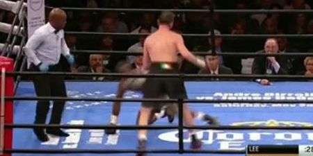 Vine: Andy Lee lands heavy right hand to give Peter Quillin his first career knockdown