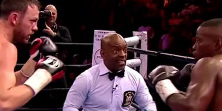 GIF: The referee for Andy Lee’s fight last night was absolutely gas