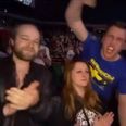 GIF: UFC fan instantly regrets overzealousness at Krakow event