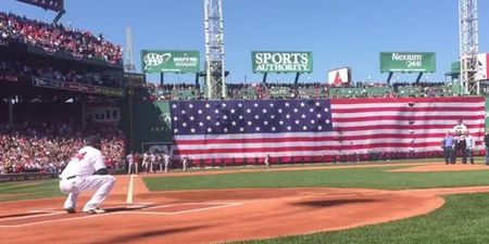 VIDEO: Tom Brady’s attempt at throwing the opening pitch at Fenway Park is embarrassing