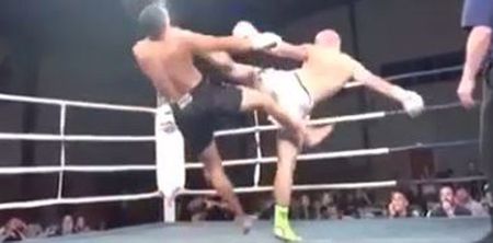 Video: Perfectly timed spinning heel kick might just be the knockout of the year so far