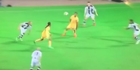 VINE: Jermaine Beckford scored two goals worthy of the Camp Nou last night