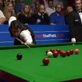 VIDEO: Ronnie O’Sullivan takes his frustration out on his poor snooker cue at the Crucible