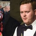 PIC: Shaun Murphy dressed up as a superhero at the Crucible today