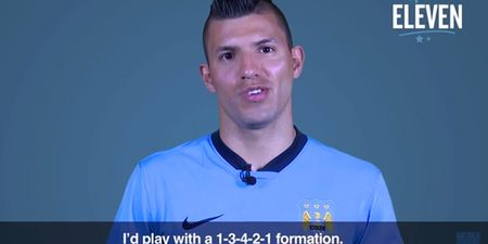 VIDEO: Sergio Aguero picks his ultimate XI and goes very old school altogether