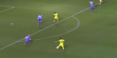 GIF: Villareal’s Costa smashes home an absolutely magical volley against Deportivo