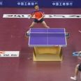 VIDEO: Frightening table tennis rally has us wondering if these guys are really human