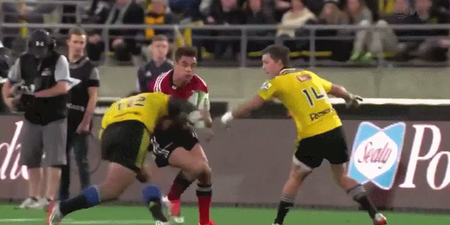 GIF: Dan Carter gets absolutely flattened by his international teammate Ma’a Nonu