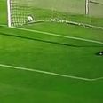 VIDEO: The way that this goalkeeper deals with a back pass simply beggars belief