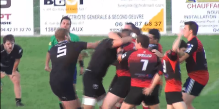 Video: Some massive punches thrown in this French club rugby fight