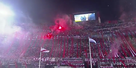 Video: There was a pretty sensational atmosphere at River Plate v Boca Juniors last night