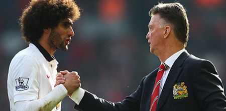 Louis van Gaal once lost the rag and fined 10 players for being a minute late to lunch, reveals Fellaini