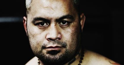 PIC: Mark Hunt’s face no longer looks like this after the beating put on by Stipe Miocic
