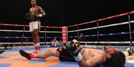 GIFS: Anthony Joshua’s ascent continues as he robs opponent of ability to stand