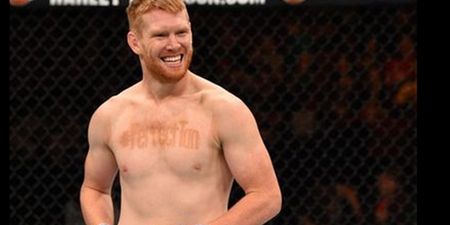 PIC: The UFC are not one bit happy with Sam Alvey’s suntanned sponsor