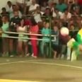 Vine: The best reverse bunny hop futsal golazo you’ll see this side of Neptune