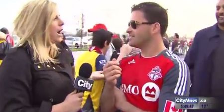 Video: Hero reporter puts obnoxious Toronto and Arsenal fans in their place