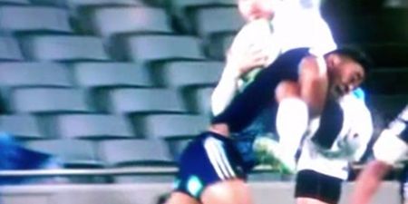 VINE: New Munster signing Francis Salli lays down humongous, match-winning tackle