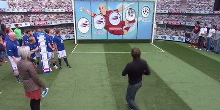 VIDEO: AP McCoy shows he could have been a free kick specialist with stunner on Soccer AM