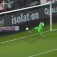 GIF: Needlessly panicky play leads to incredibly embarrassing own goal
